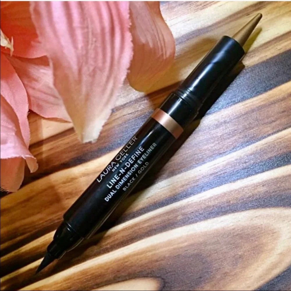 ✨ Laura Geller Line-N-Define Dual Dimension Eyeliner - Black/Gold